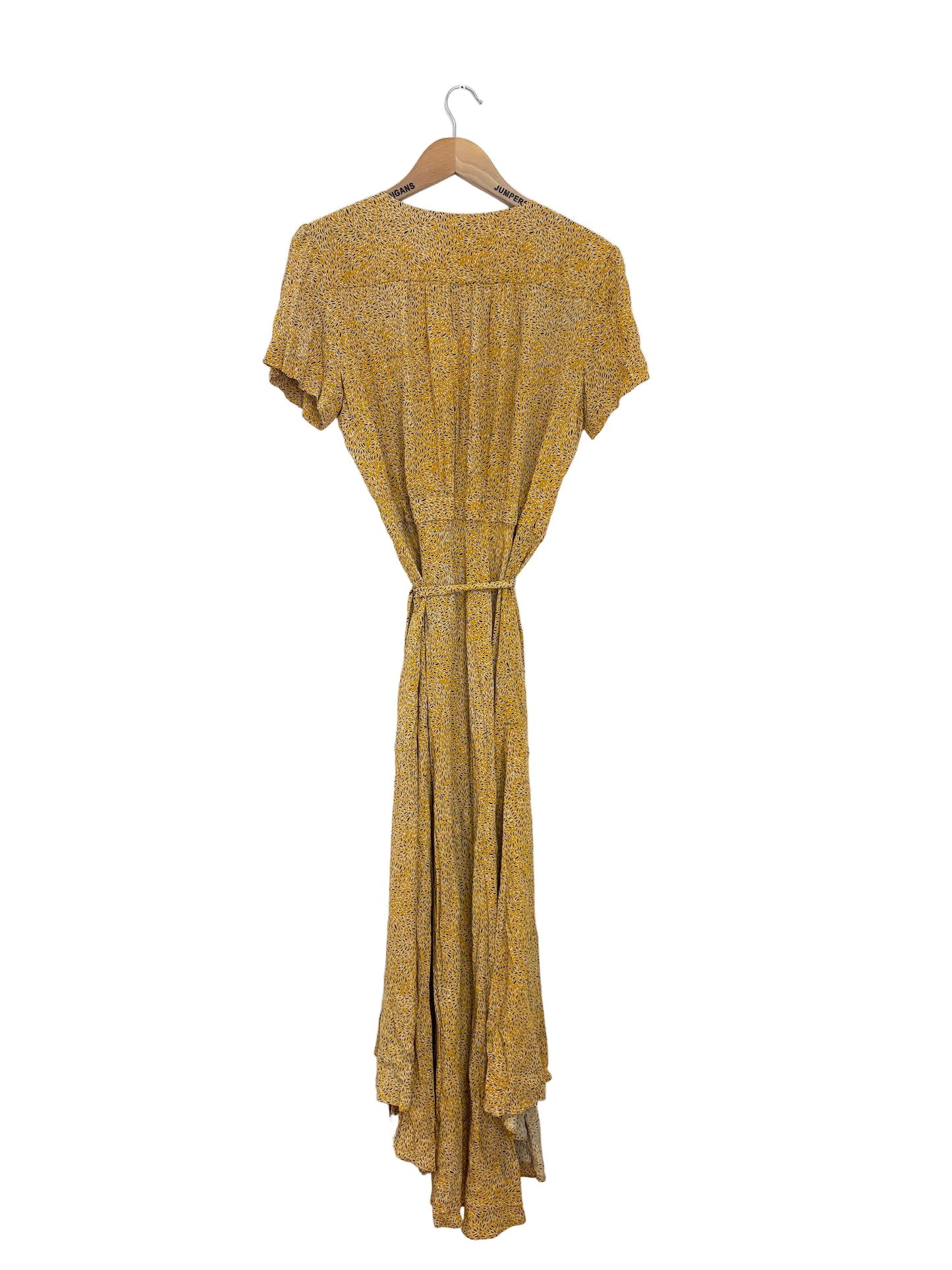 Ba&Sh Crepe Midi Wrap Dress M
