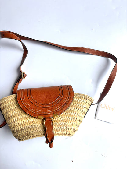 Chloe Small Marcie Basket Bag