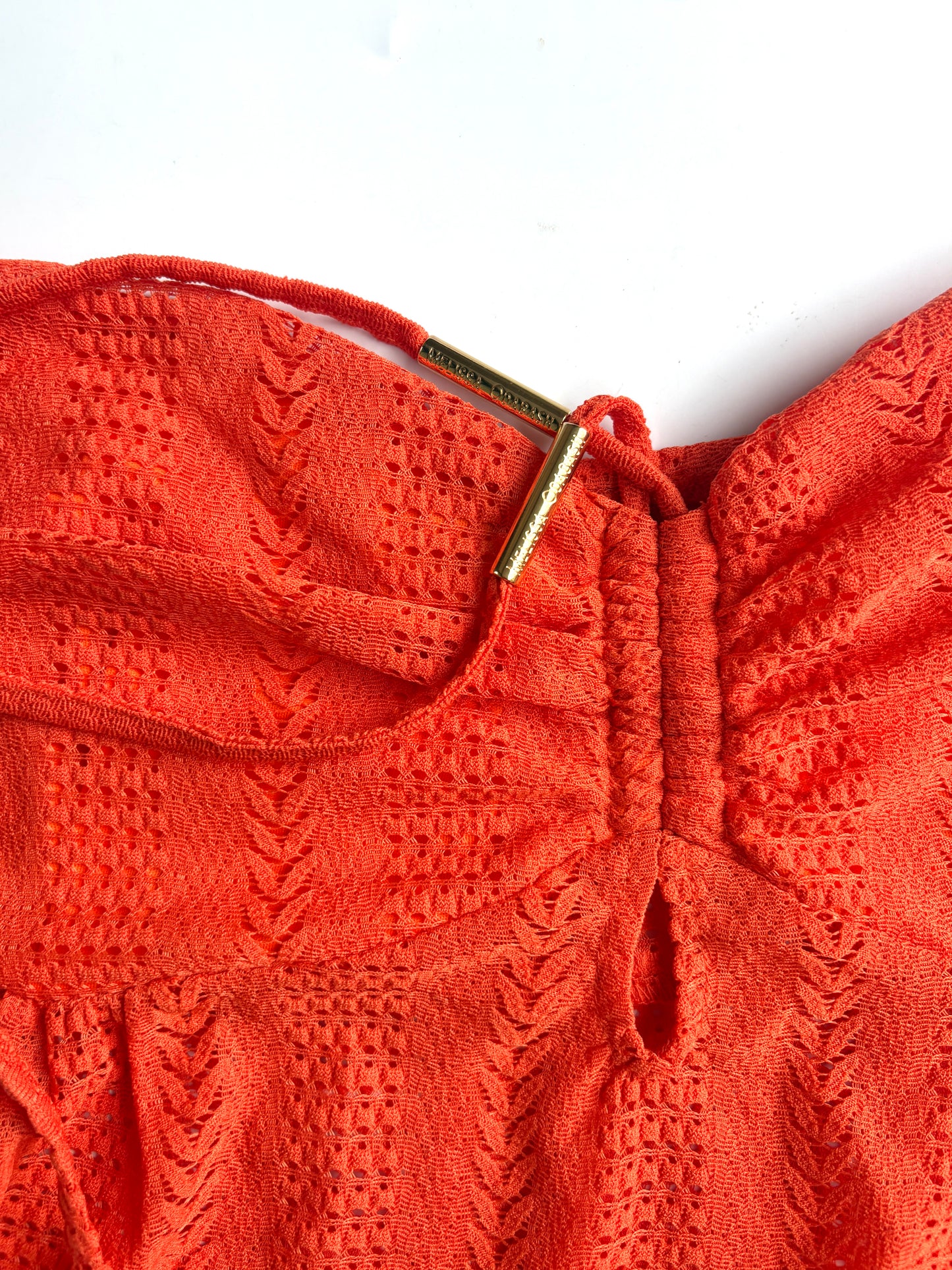 Melissa Odabash Orange Mila Dress M