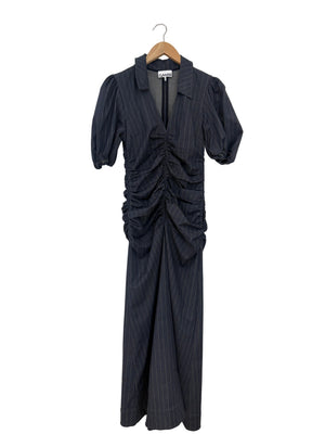 Ganni Stretch Stripe Dress UK 8
