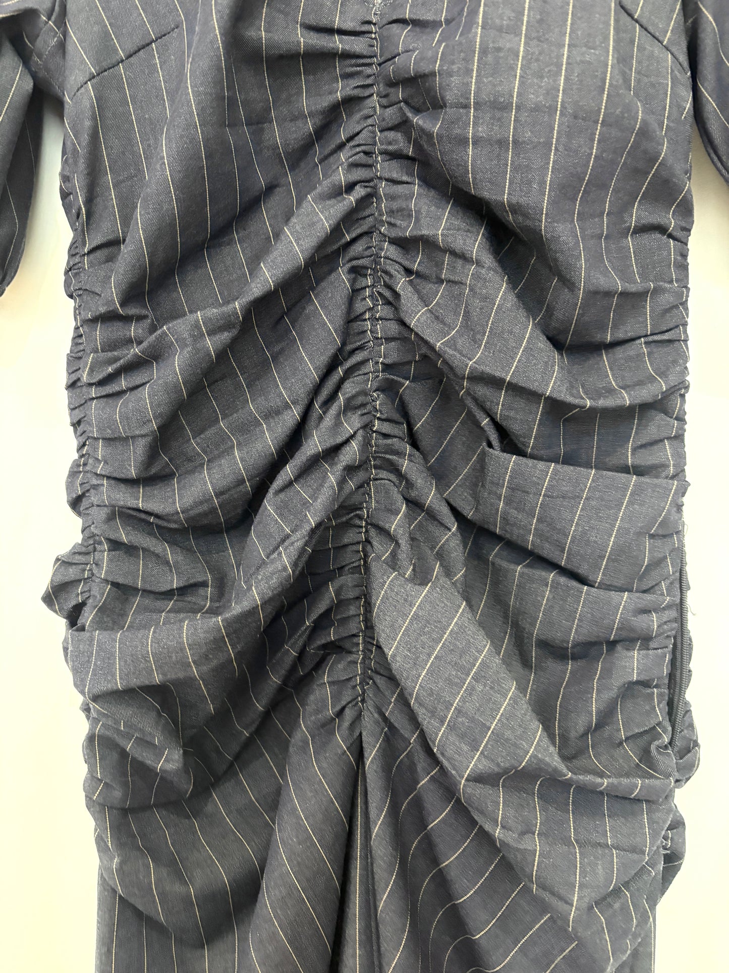 Ganni Stretch Stripe Dress UK 8