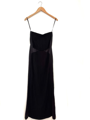 New With Tags Stefanel Black Sleeveless Dress UK 8