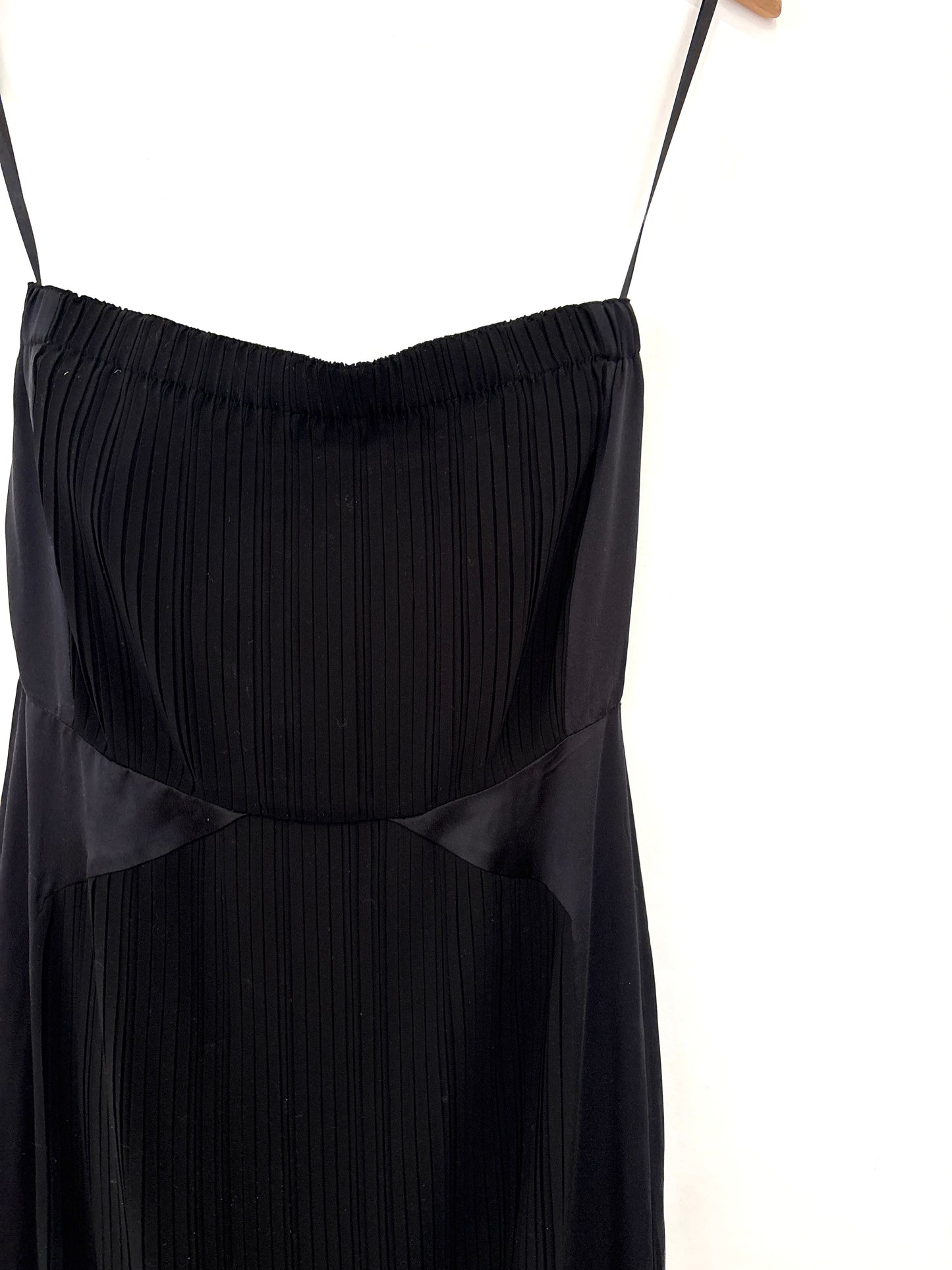 New With Tags Stefanel Black Sleeveless Dress UK 8