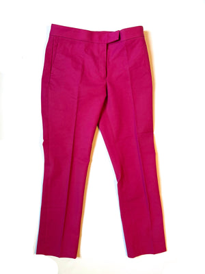 Joseph Eliston Gabardine Stretch Trousers Bright Pink UK 6