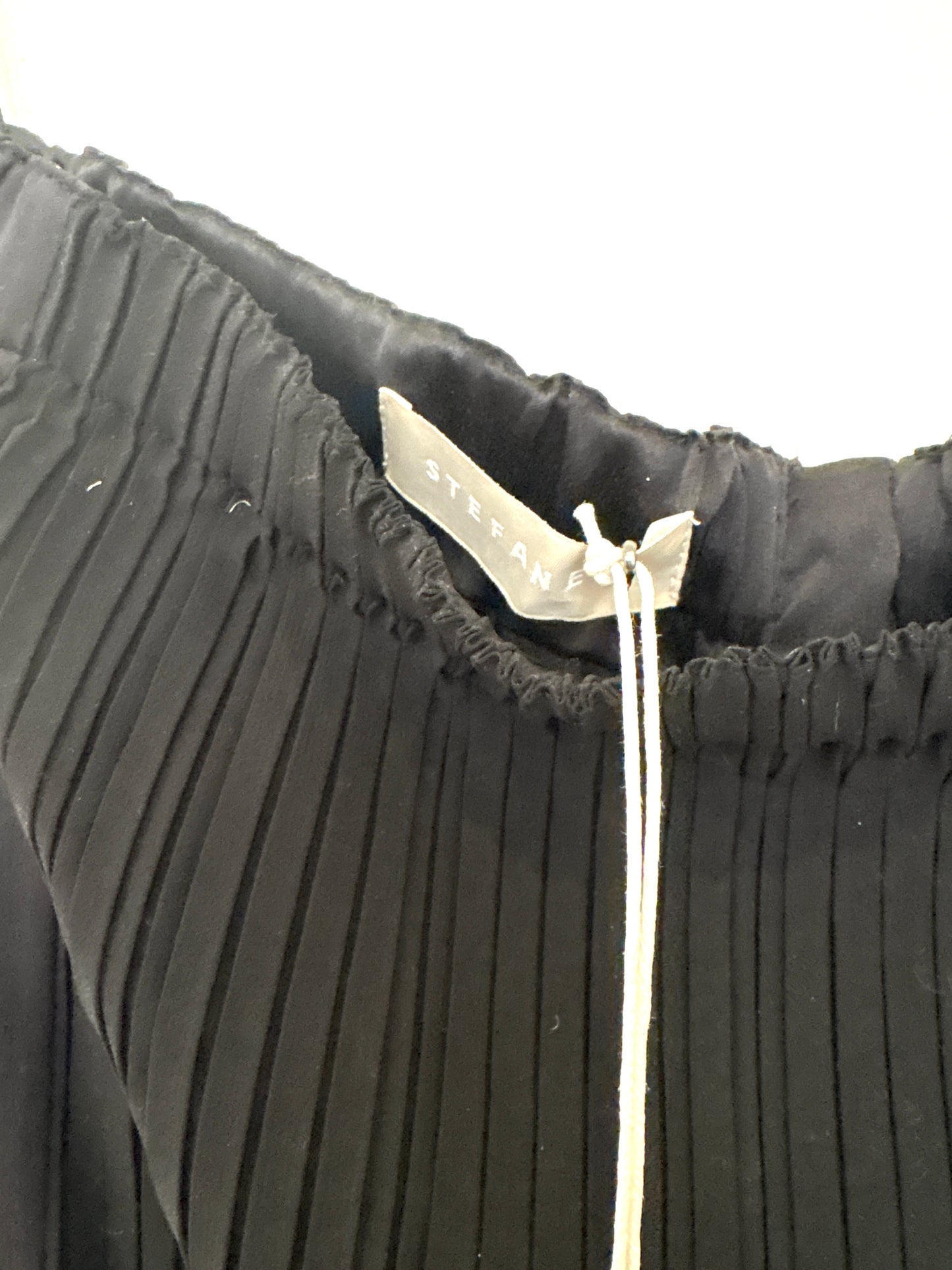 New With Tags Stefanel Black Sleeveless Dress UK 8