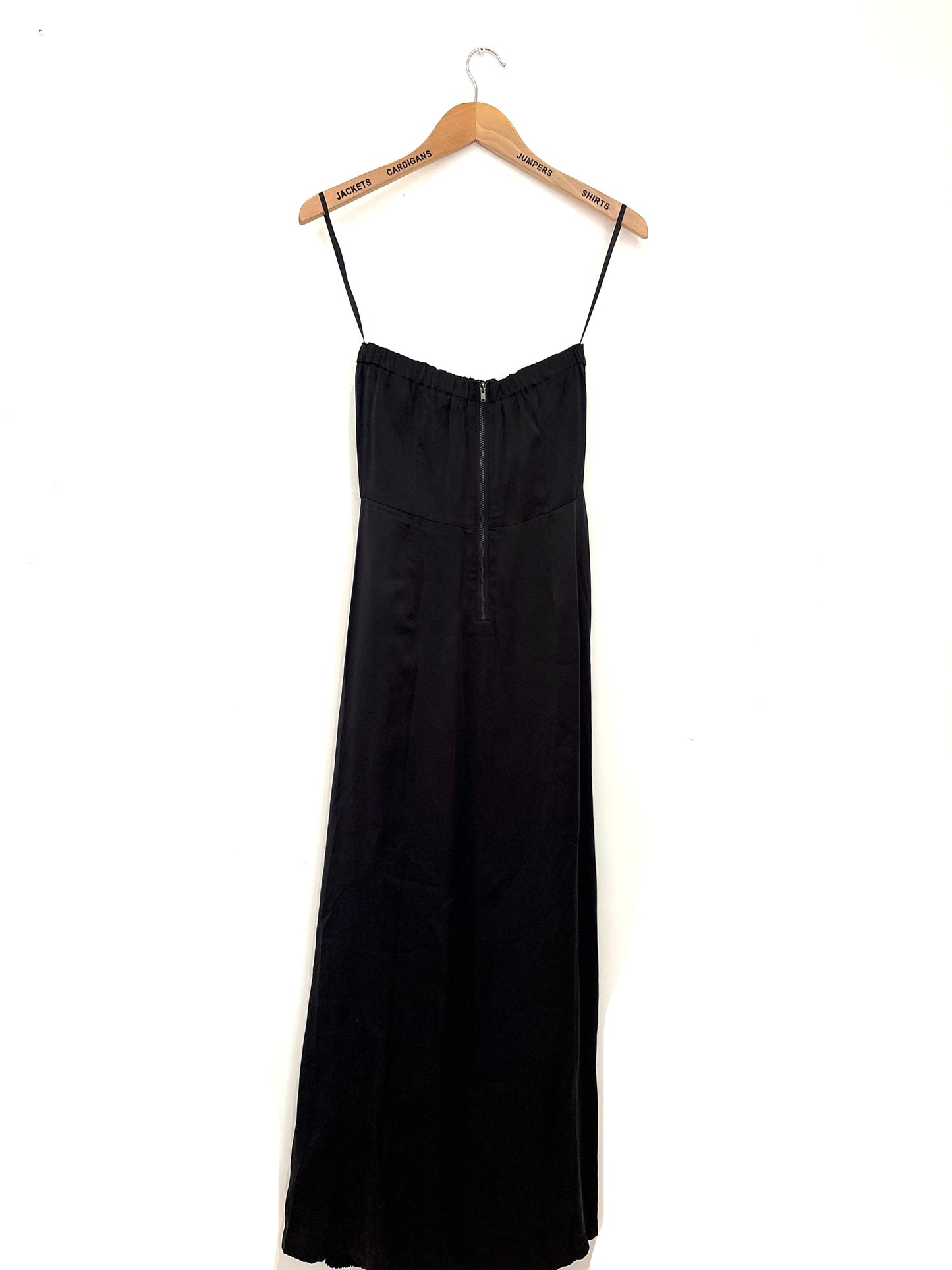 New With Tags Stefanel Black Sleeveless Dress UK 8