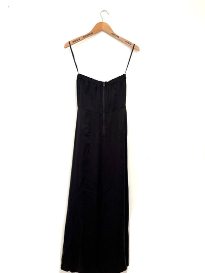 New With Tags Stefanel Black Sleeveless Dress UK 8
