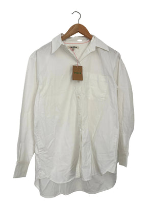 New With Tags Boden White Cotton Shirt UK 12