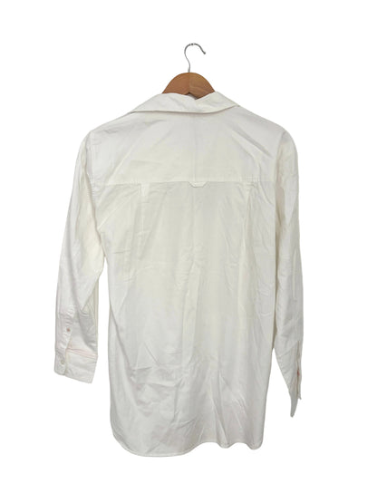 New With Tags Boden White Cotton Shirt UK 12