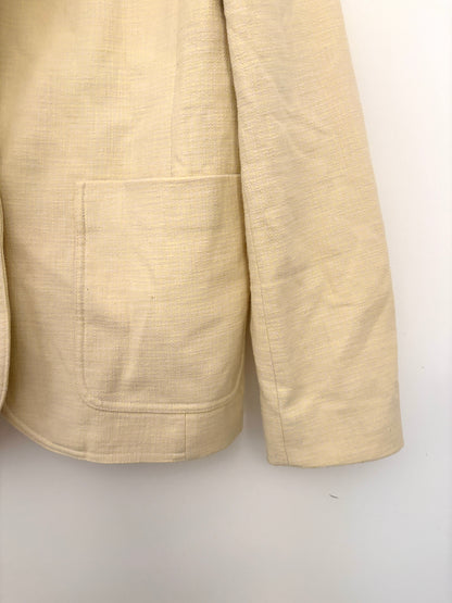 Me+Em Yellow Tweed Blazer UK 14