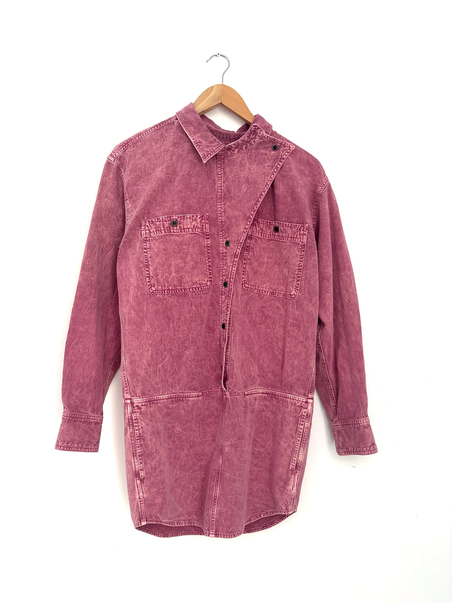MARANT ÉTOILE
Ilaya paneled denim mini dress