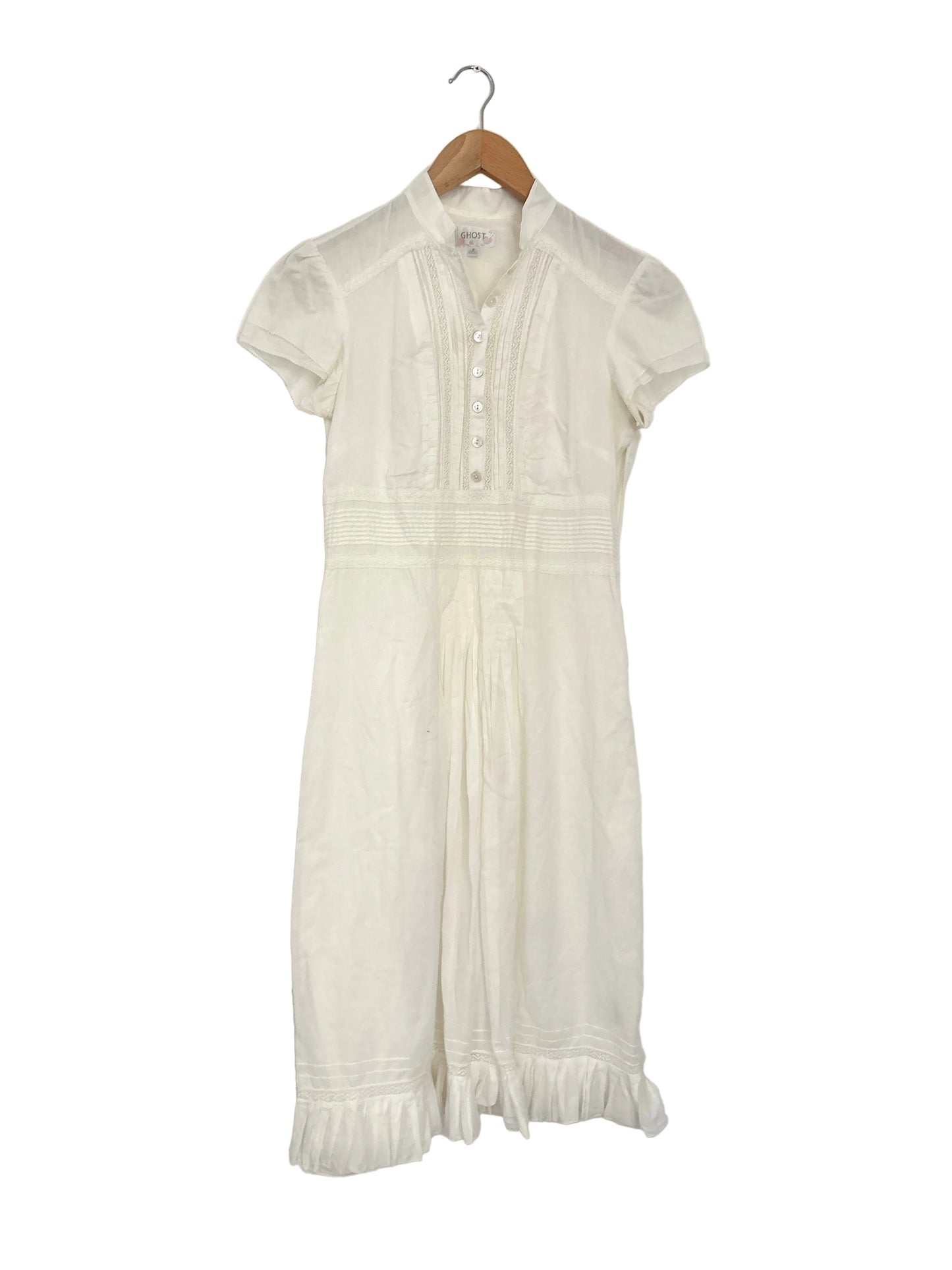 Ghost Cotton Lace White Dress