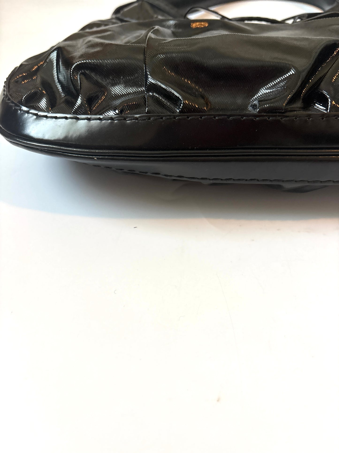 Gucci Shiny Black Queen Hobo Bag