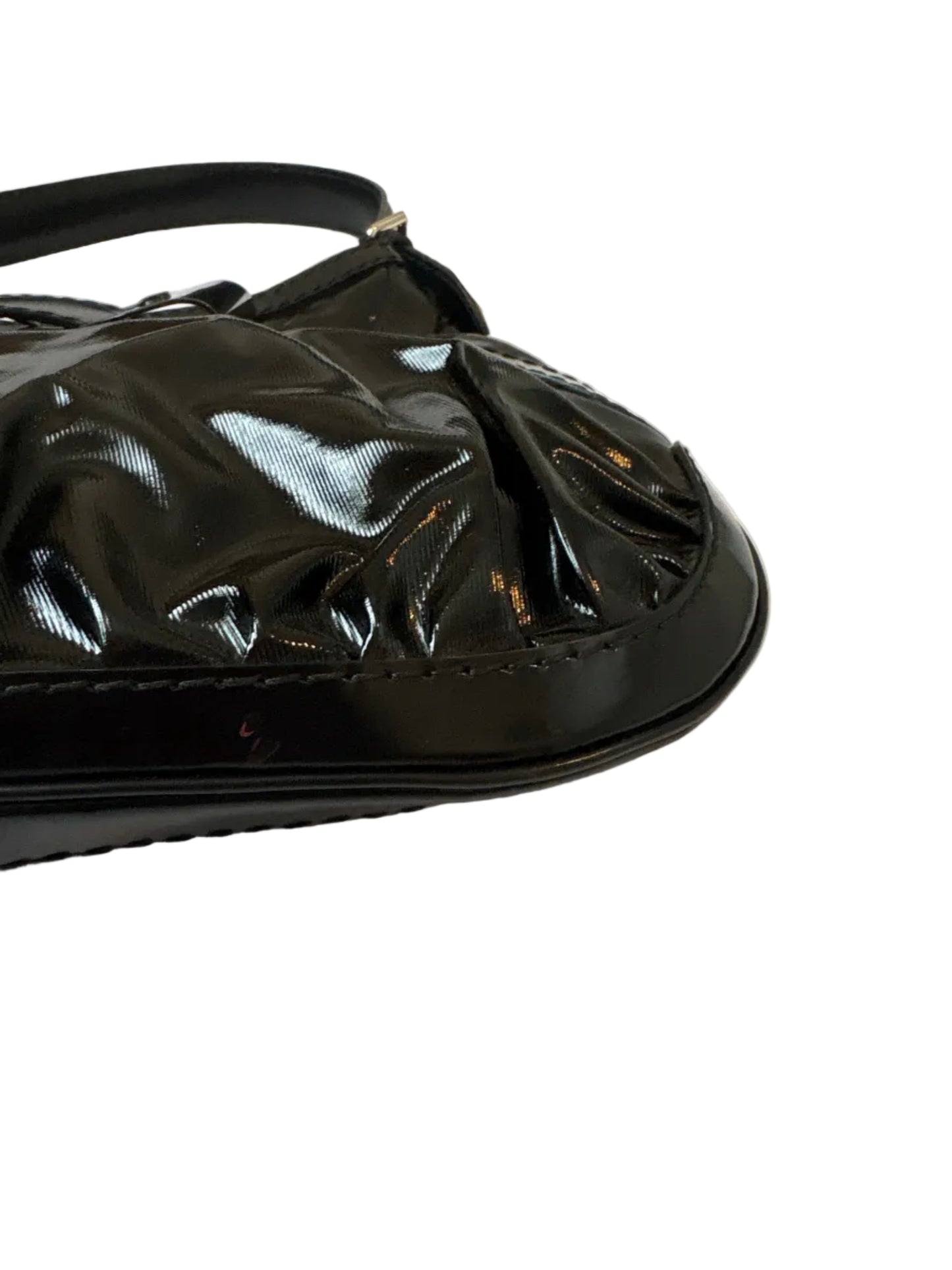 Gucci Shiny Black Queen Hobo Bag