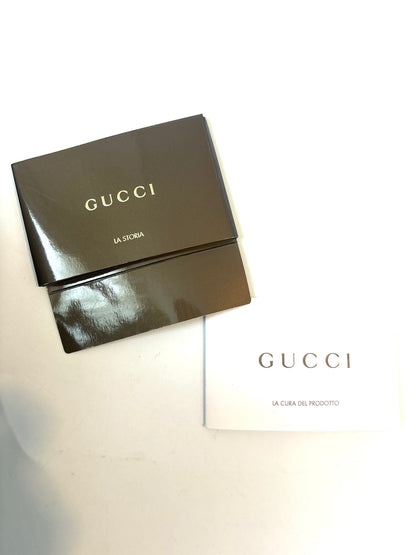 Gucci Shiny Black Queen Hobo Bag