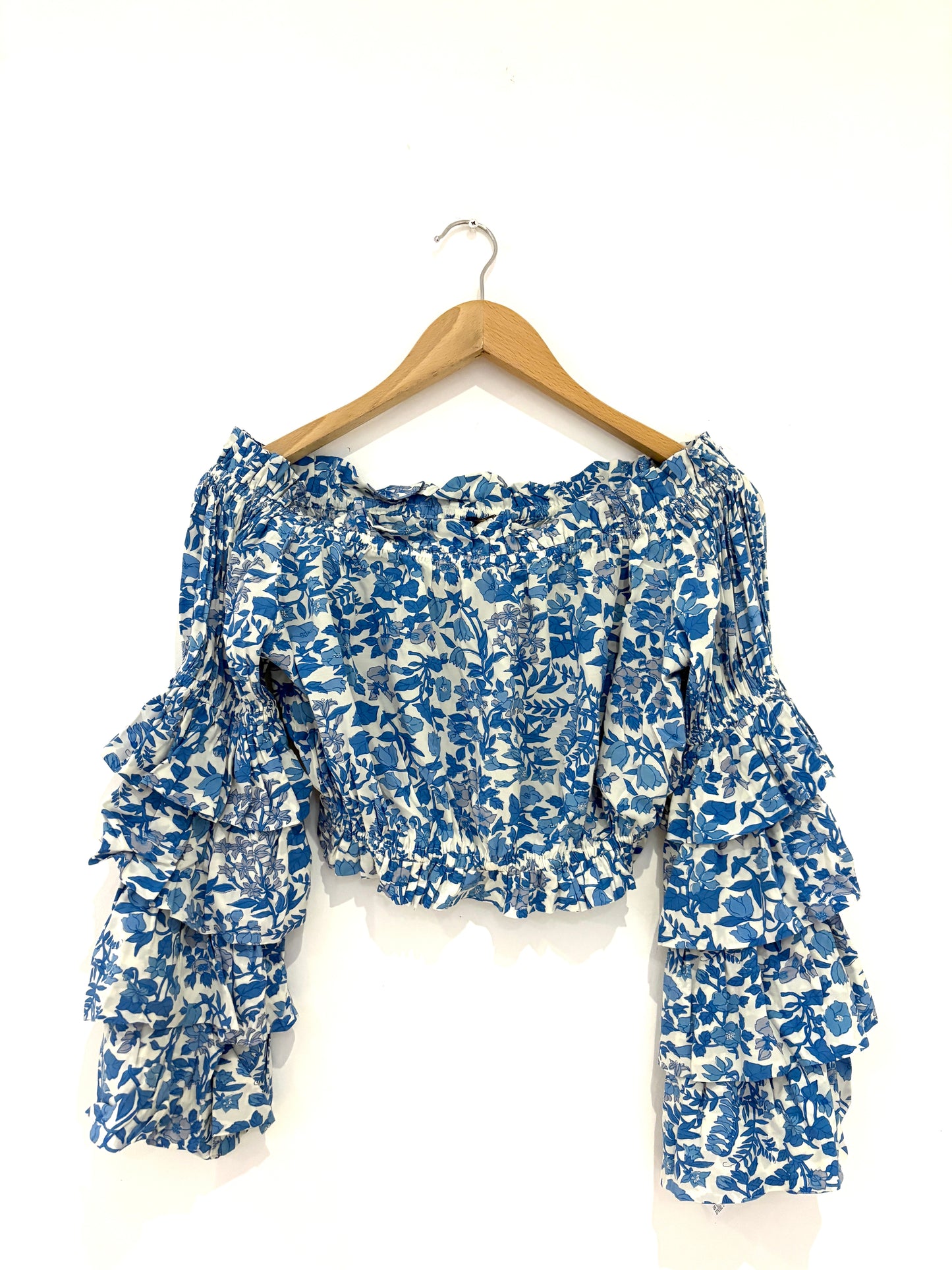 Ralph Lauren off-the-shoulder ruffle top