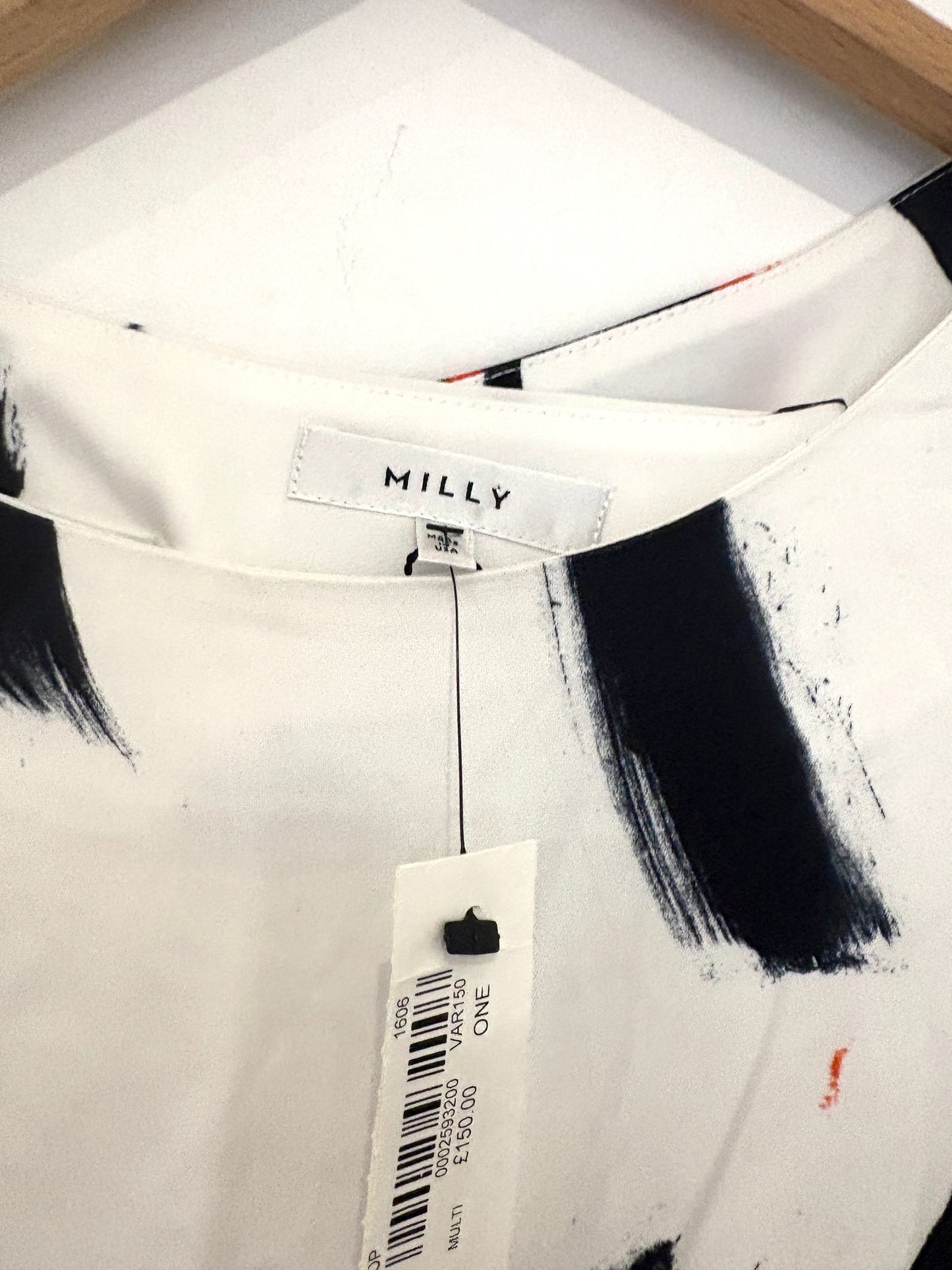 New With Tags Milly Print Top S
