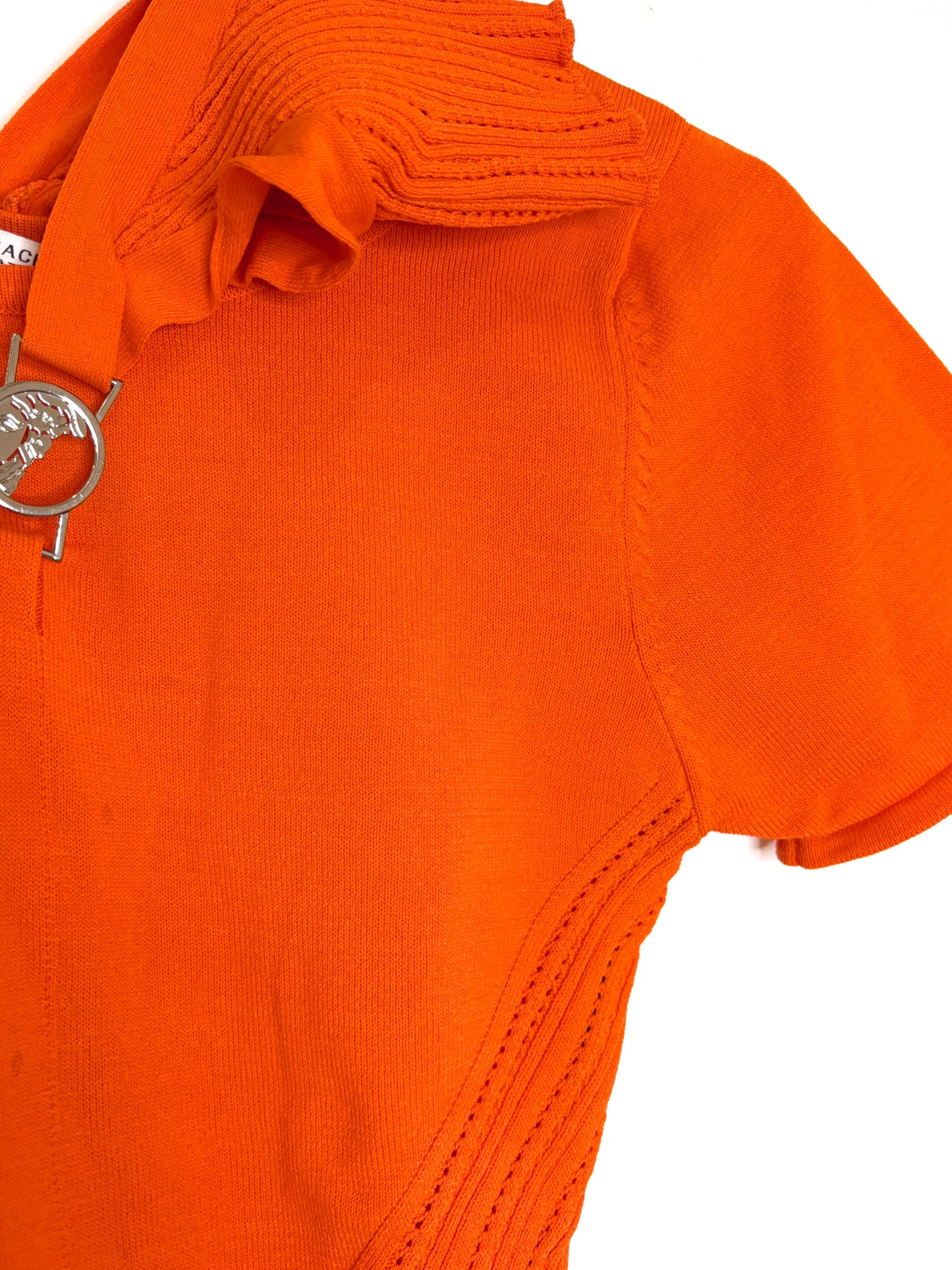 Versace Collection Orange Top UK 6