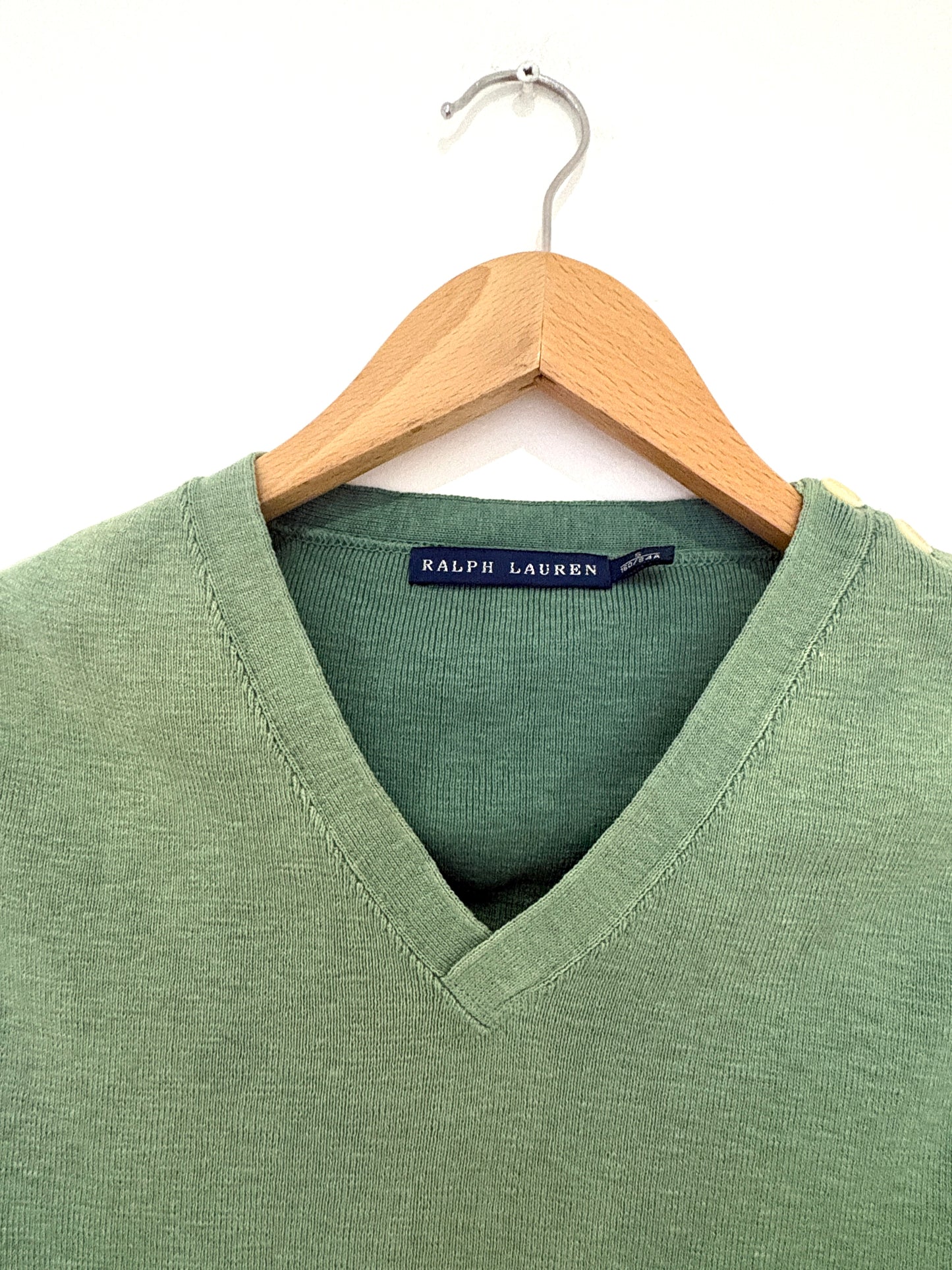 Ralph Lauren Green Knit Vest S