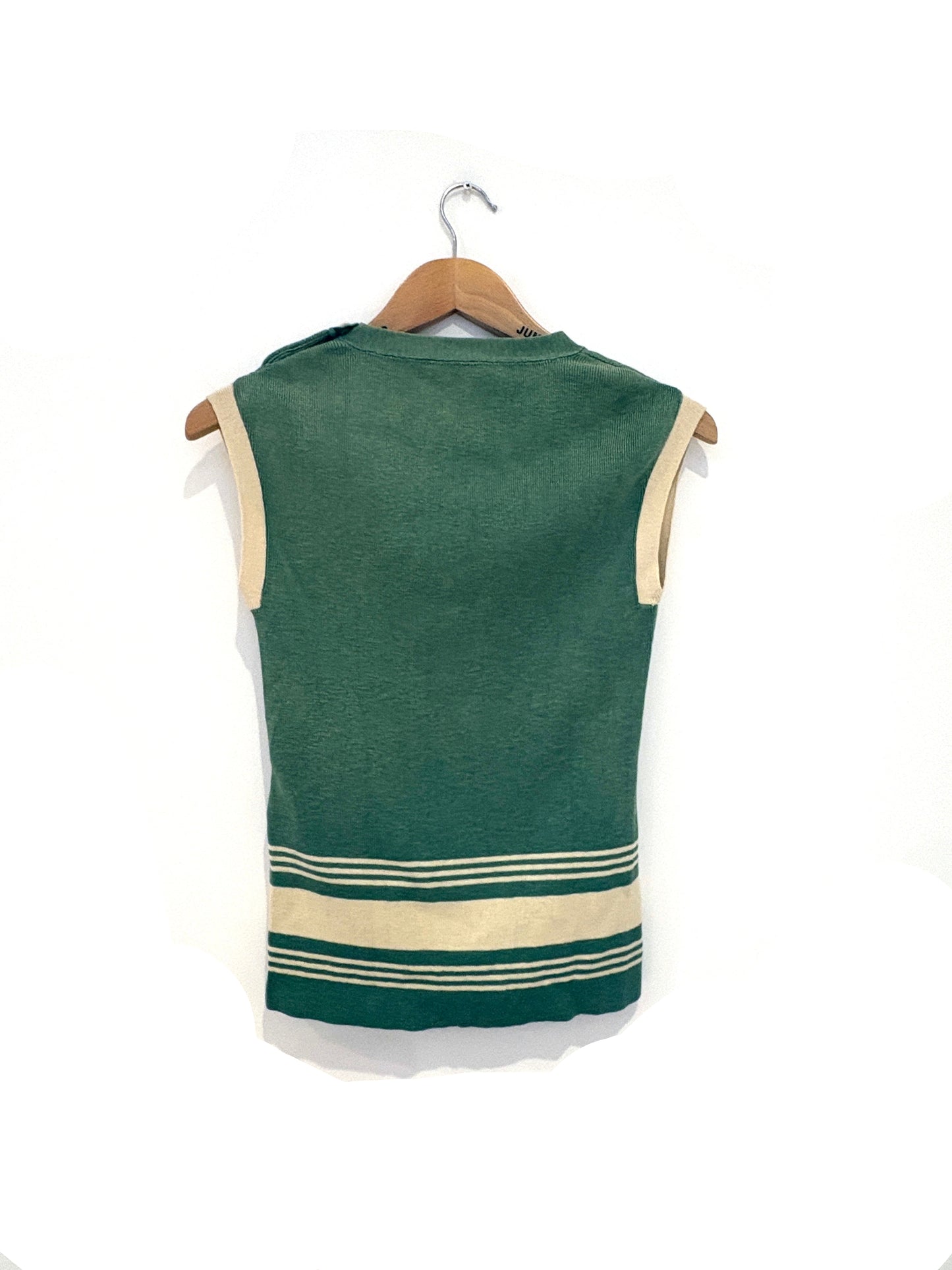 Ralph Lauren Green Knit Vest S