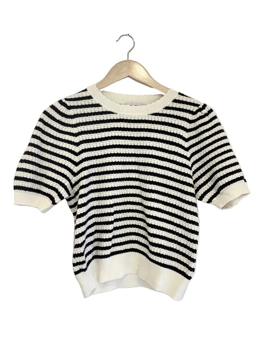 & Other Stories Scalloped Knit Top