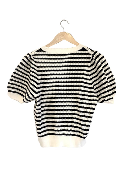 & Other Stories Scalloped Knit Top XS