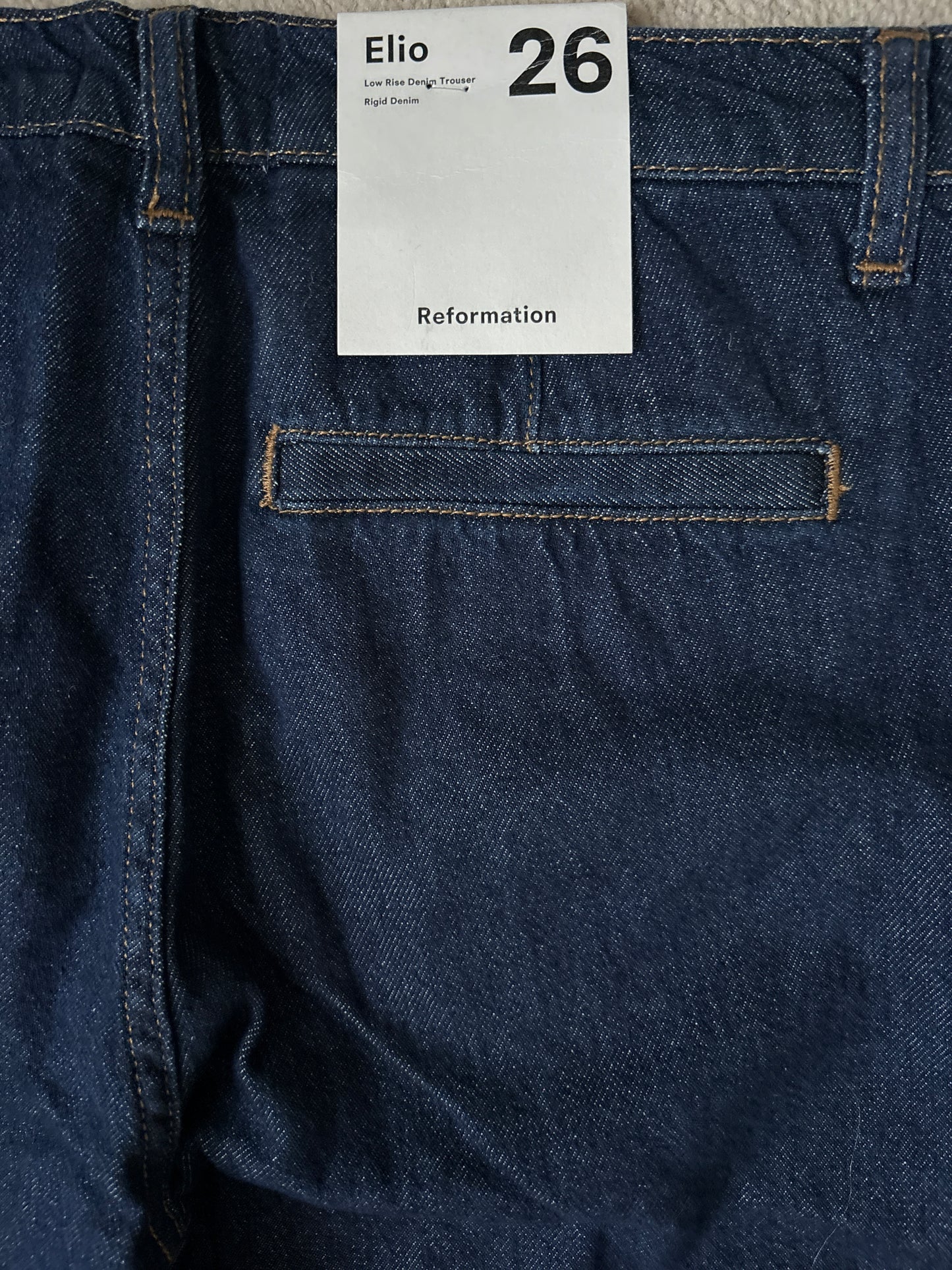 Reformation Elio Low Rise Jeans 26"