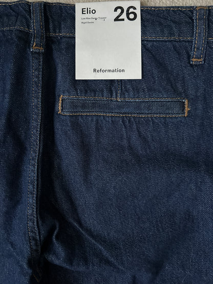 Reformation Elio Low Rise Jeans 26"