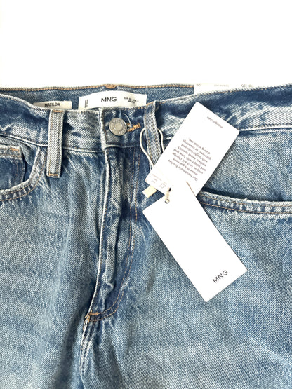 New With Tags Mango Mid Waist Jeans UK 8