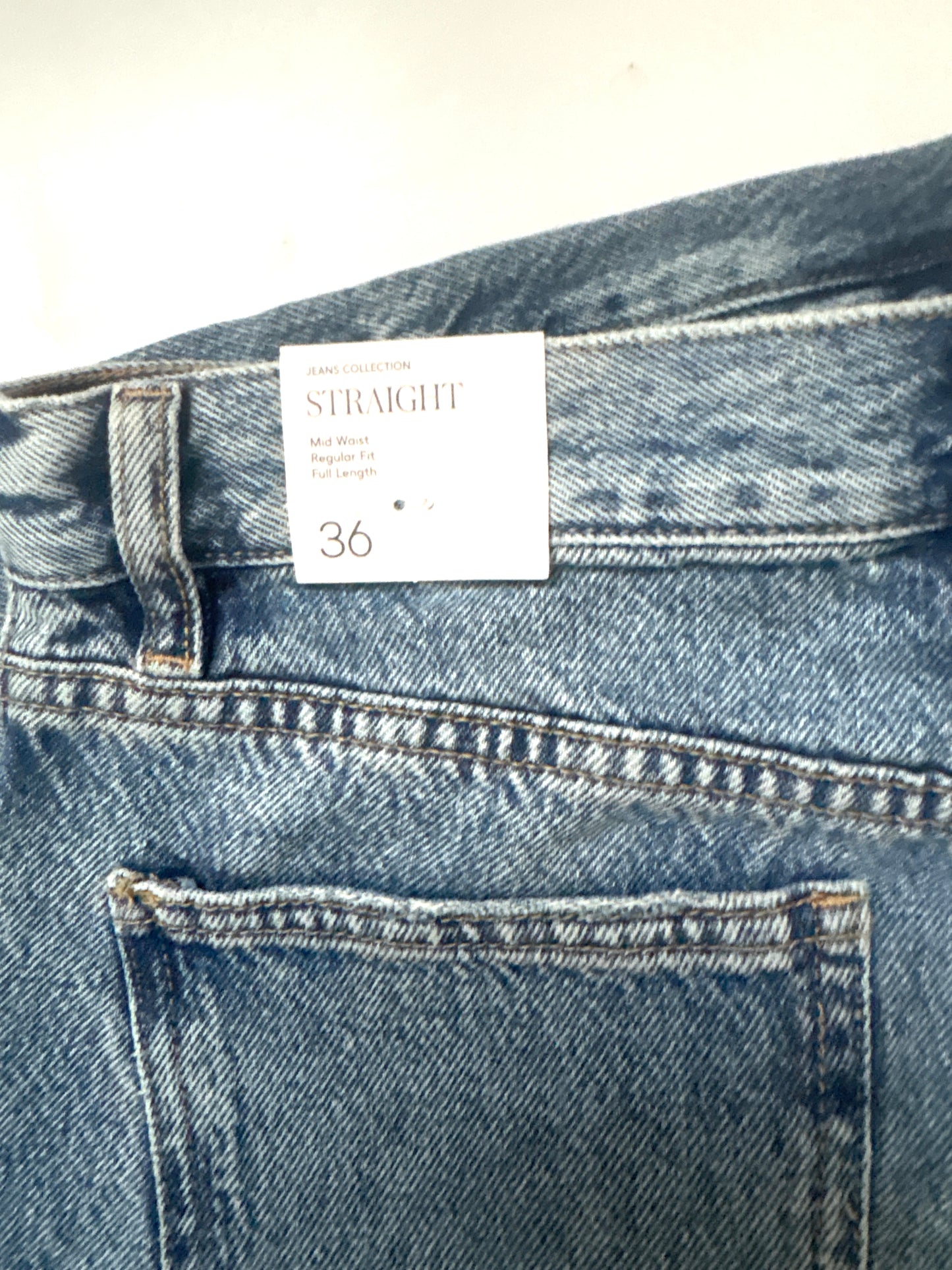 New With Tags Mango Mid Waist Jeans UK 8