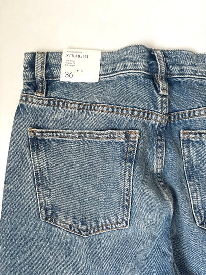 New With Tags Mango Mid Waist Jeans UK 8
