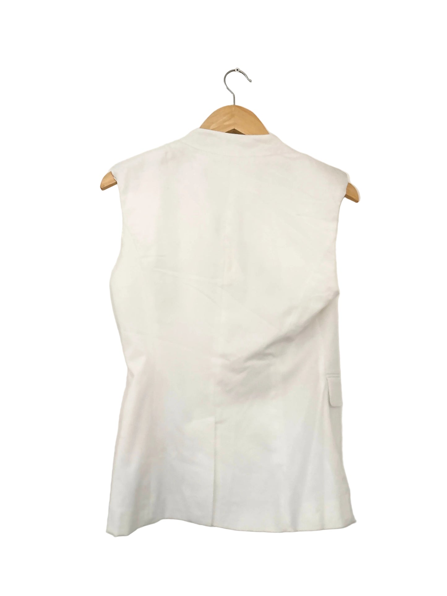 Karl Lagerfeld White Waistcoat UK 8