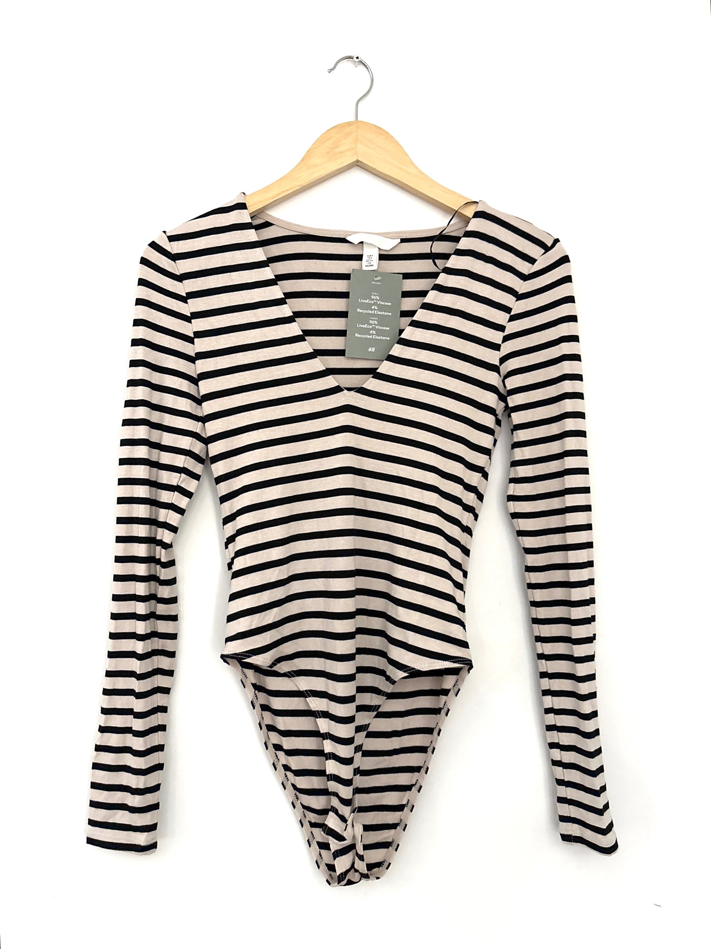 H&m Striped bodice