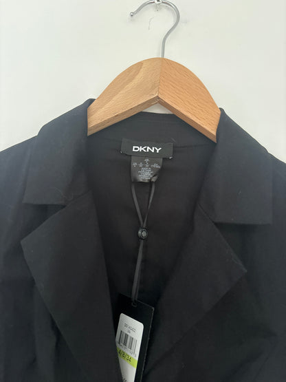 New With Tags DKNY Black Cotton Dress UK 8