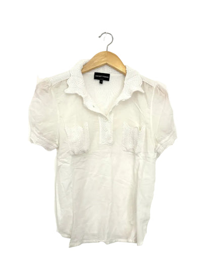 Emporio Armani  White Cotton Blouse