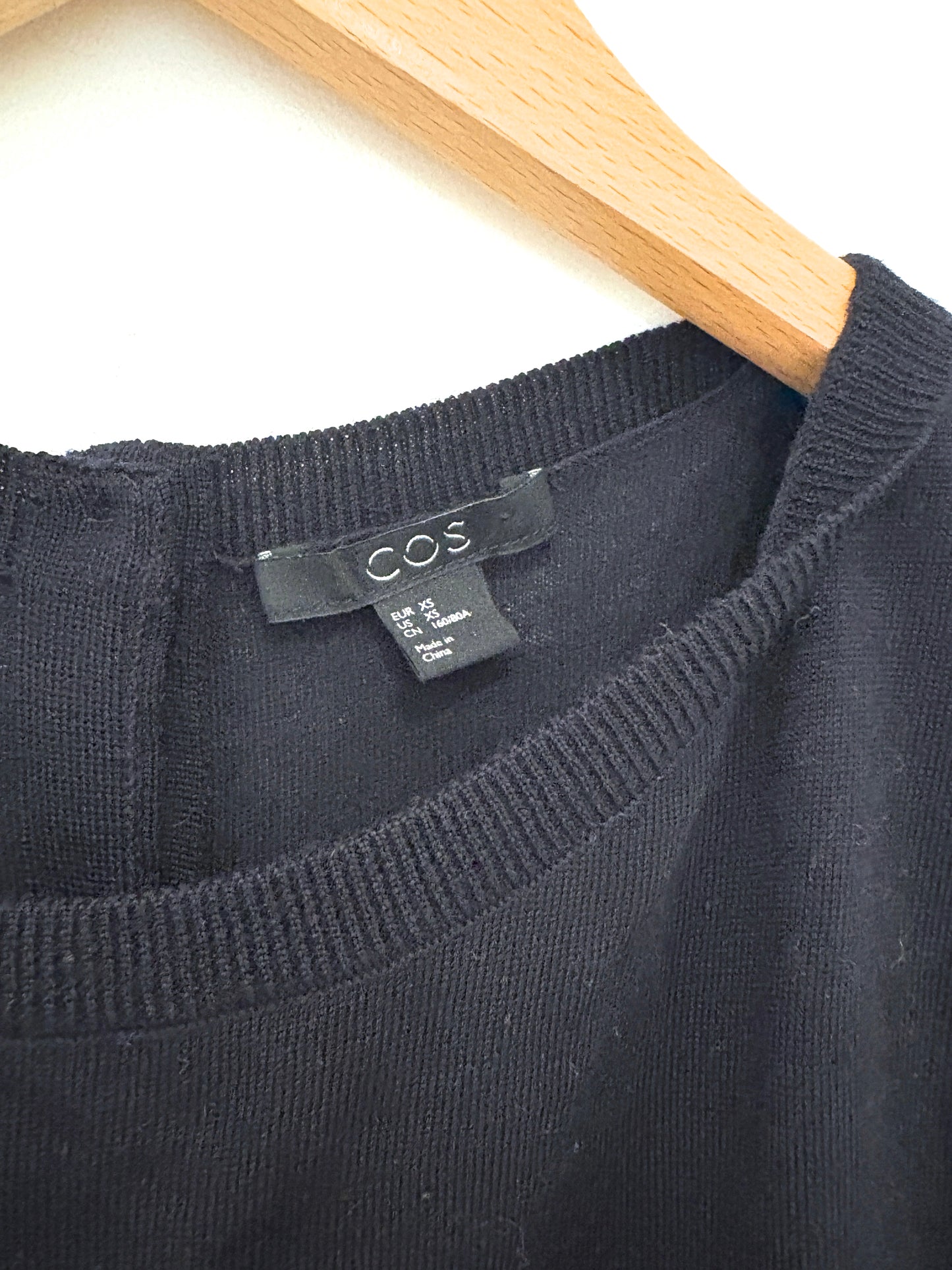 Cos Navy Blouse XS