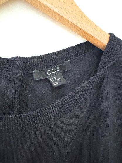 Cos Navy Blouse XS
