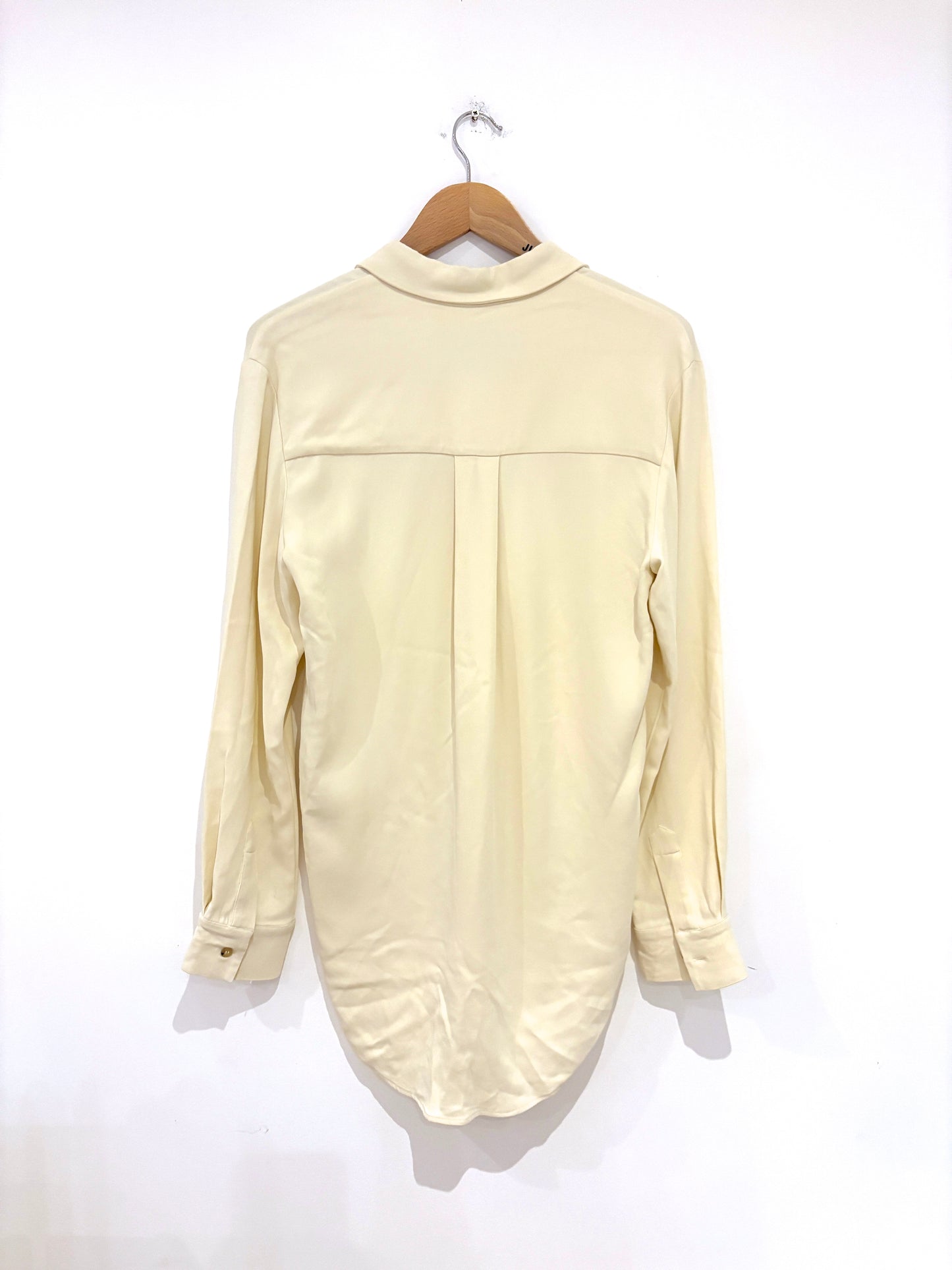 Asceno Cream Shirt S