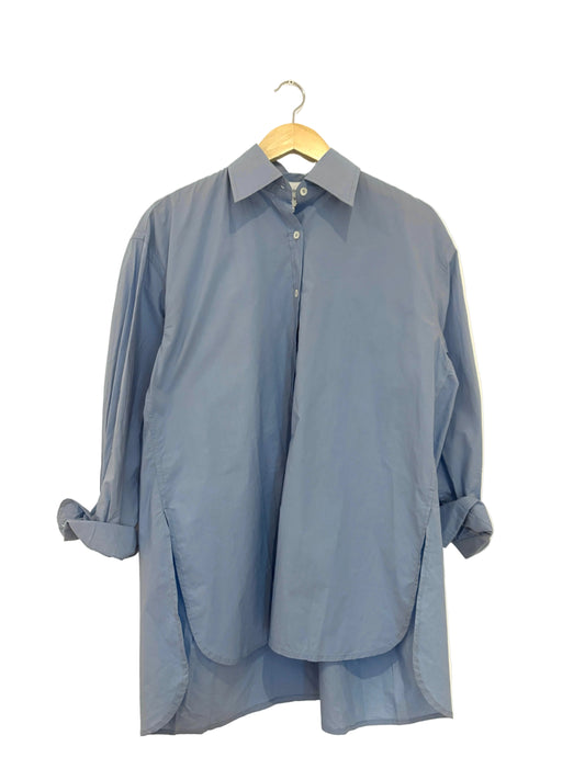 Mondo Corsini Blue Cotton Delia Shirt