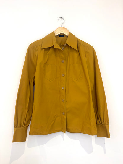 Joseph Mustard Brushed Cotton Shirt