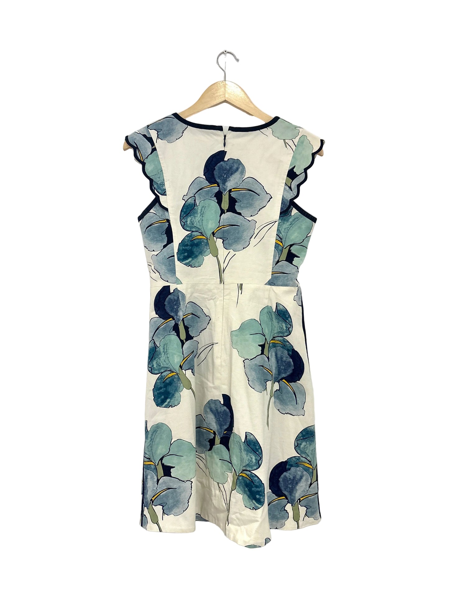 Tory Burch Blue Floral A-Line Dress UK 8