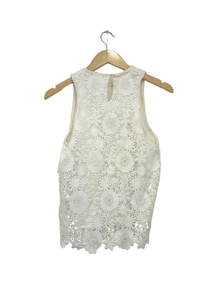 New With Tags Maje Ecru Lace Blouse S