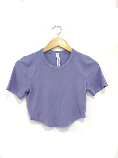 Lululemon Hold Tight Cropped T-Shirt UK 10