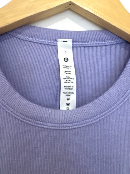 Lululemon Hold Tight Cropped T-Shirt UK 10