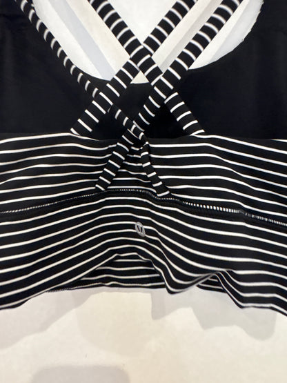 Lululemon Striped Sports Bra UK 10