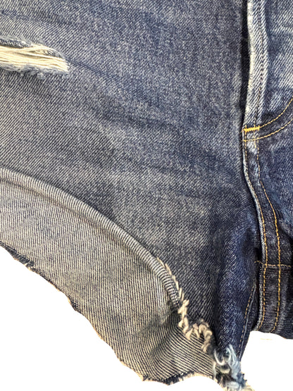 Agolde Denim Ripped Shorts 25"