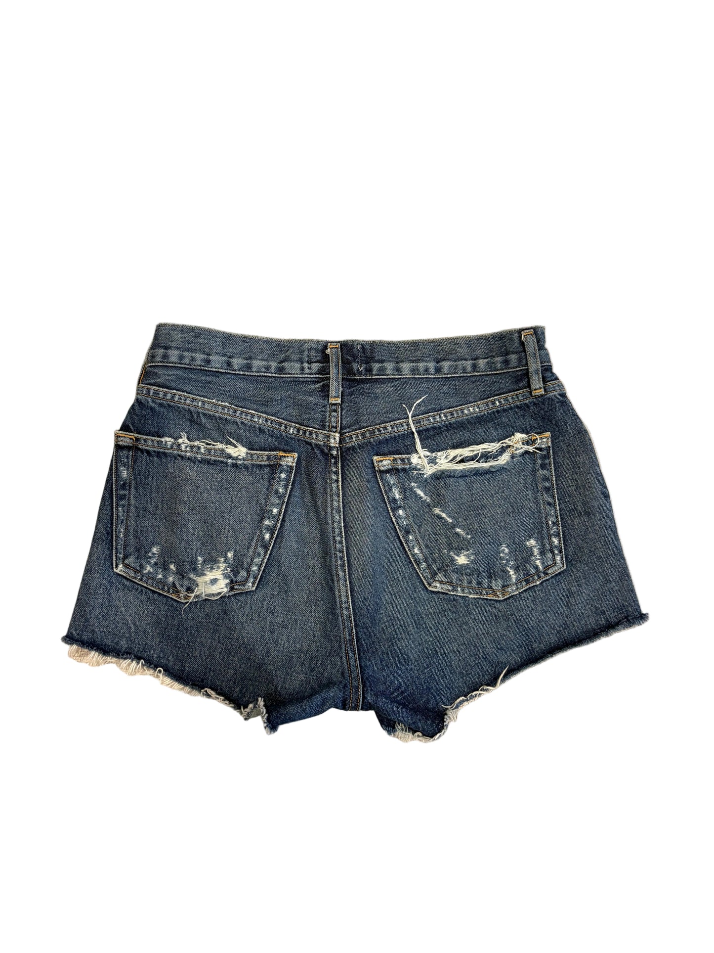 Agolde Denim Ripped Shorts 25"
