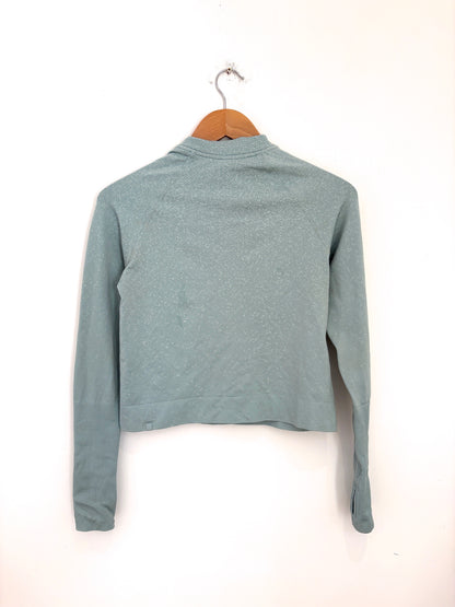 Lululemon Green Half Zip Jacket UK 10