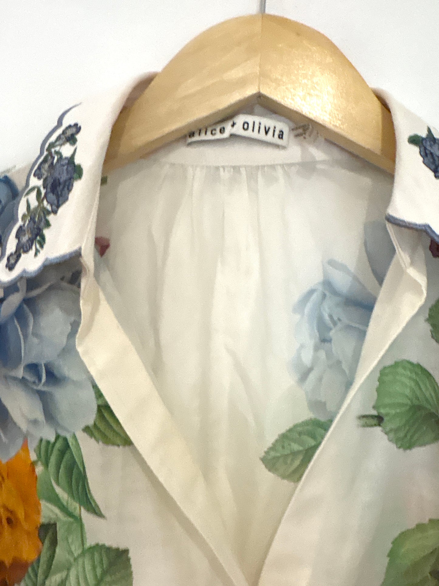 Alice+Olivia Roanne Floral Blouse XS