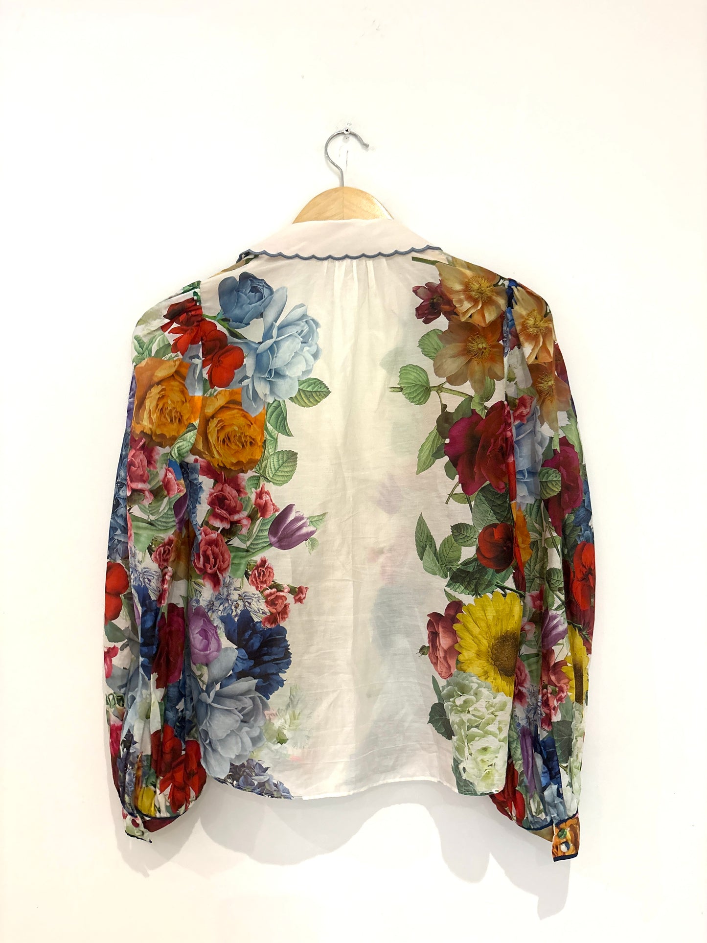 Alice+Olivia Roanne Floral Blouse XS